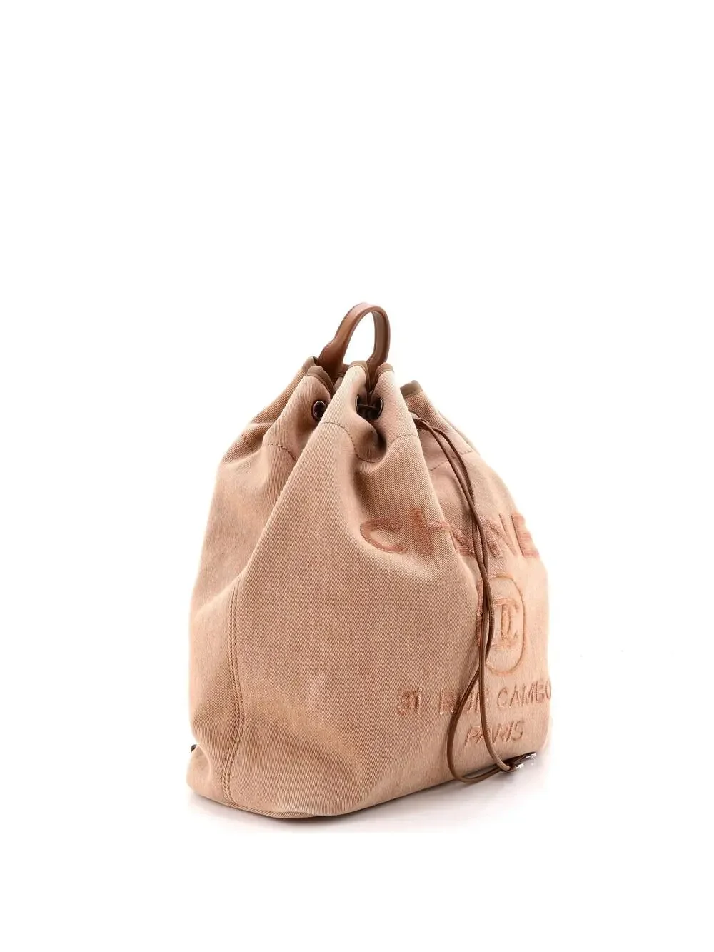 Chanel Deauville Backpack Canvas With #255387C28B